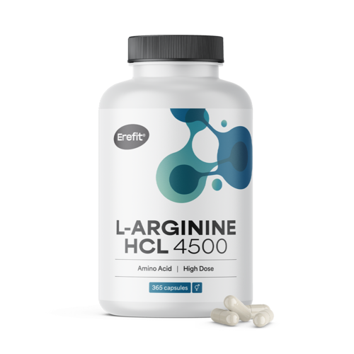 L-arginine HCL 4500 mg, 365 capsules